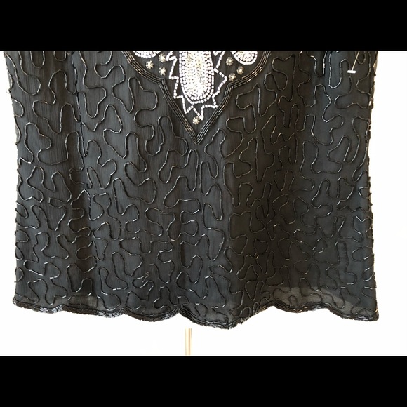 Laurence Kazar Sequence Black & Silver Size Small - Picture 8 of 8